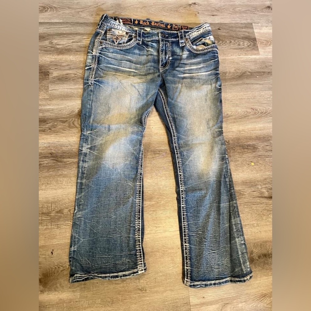 Men’s rock revival jeans size 38
